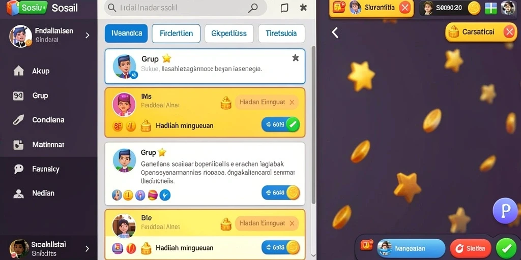 Level permainan yang penuh tantangan dan keseruan.