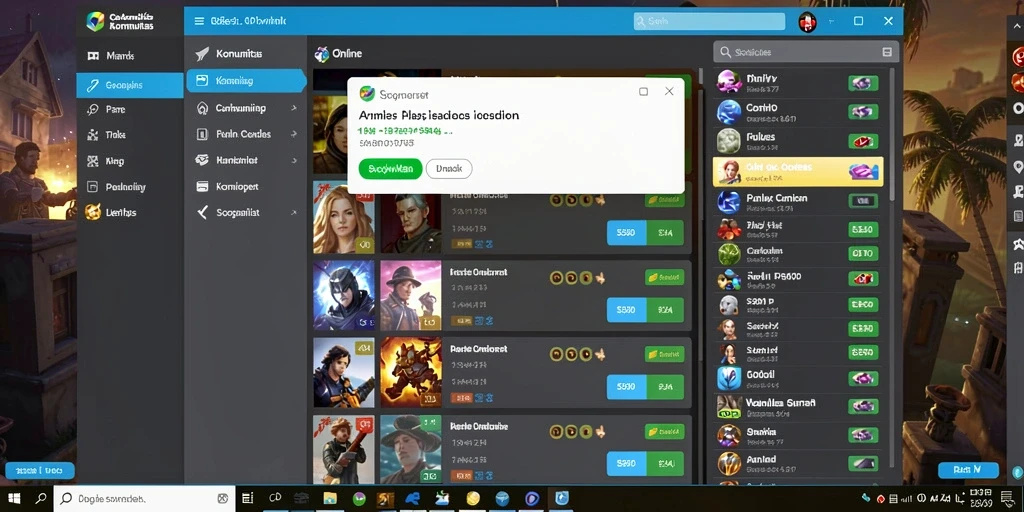 Screenshot 3 menunjukkan fitur bonus yang menarik.