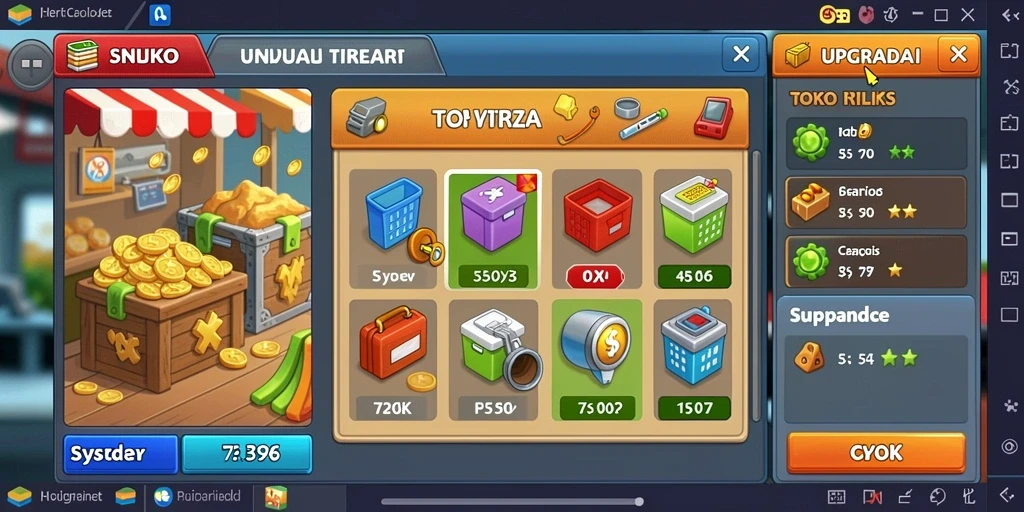 Screenshot dari salah satu level menantang di NGASO77.