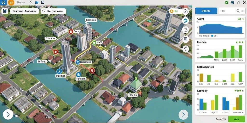 Screenshot dari mode permainan yang menantang.